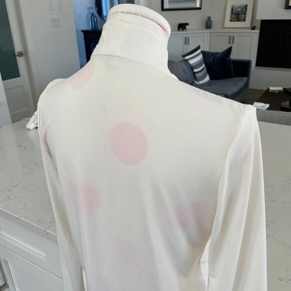 Tilley Canada Long Sleeve Open Front Poly Blend Neutral Cardigan Cream Sz S - Picture 7 of 10